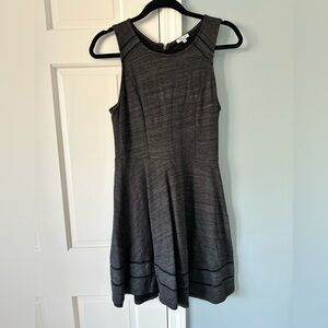 Elegant Gray Sleeveless Dress